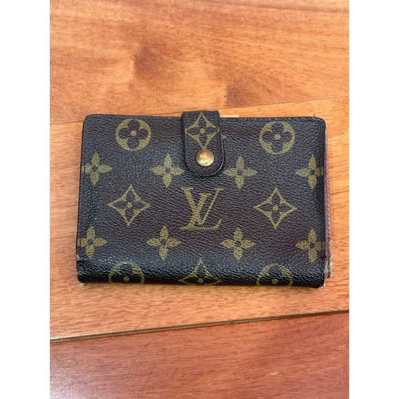 Louis Vuitton Handbags - Louis Vuitton French Purse Wallet Womens Brown Monogram Canvas Vintage Small